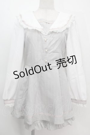 画像: LIZ LISA / セーラーカラーセットアップ  グレー S-25-10-06-1027-LO-OP-HR-ZS