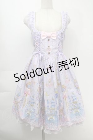 画像: Angelic Pretty / Magic Princessラウンドジャンパースカート  サックス S-25-10-06-1037-AP-OP-AS-ZS