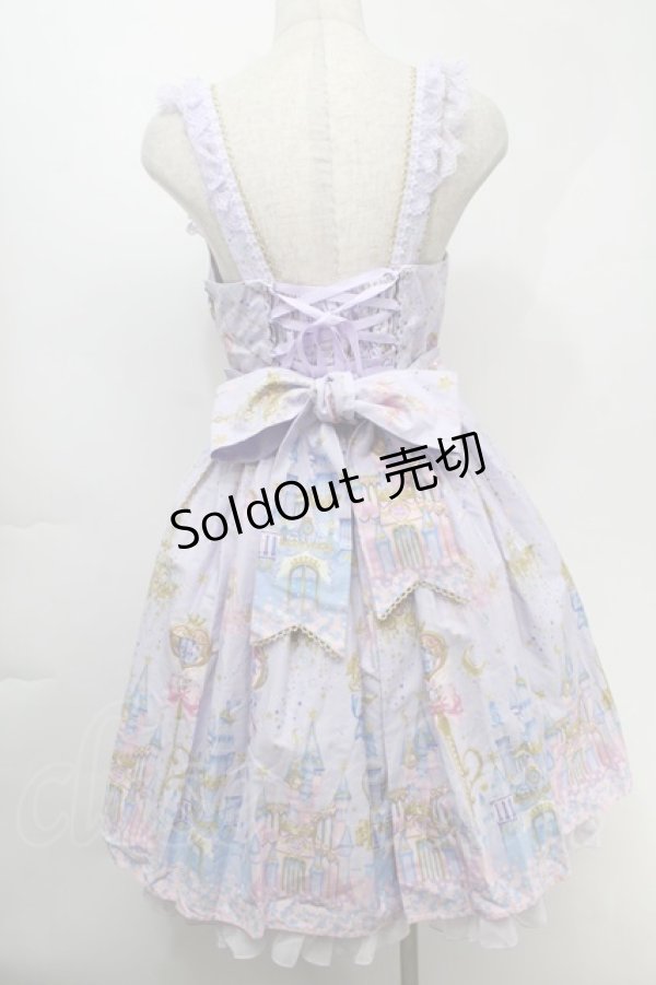 画像2: Angelic Pretty / Magic Princessラウンドジャンパースカート  サックス S-25-10-06-1037-AP-OP-AS-ZS (2)