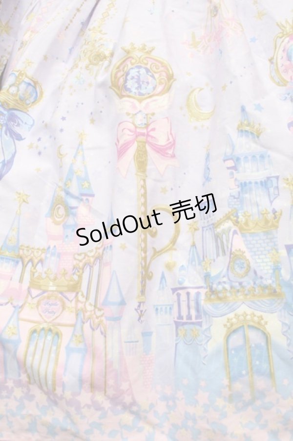 画像4: Angelic Pretty / Magic Princessラウンドジャンパースカート  サックス S-25-10-06-1037-AP-OP-AS-ZS (4)