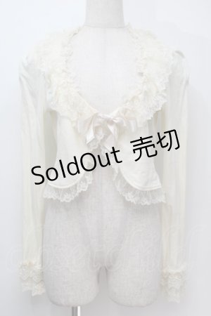 画像: Innocent World / バラレースミルフィーユボレロ L キナリ S-25-10-06-1005-IW-TO-AS-ZS