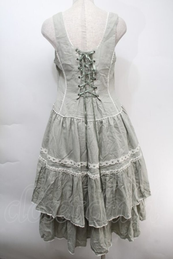 画像2: ALICE and the PIRATES / エミリアジャンパースカート  若草 S-25-10-06-1039-PA-OP-AS-ZS (2)