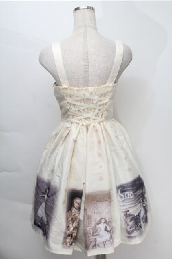 画像2: Innocent World / 金子國義アリスジャストウエストジャンパースカート  オフ S-25-10-06-006-IW-OP-AS-ZS (2)