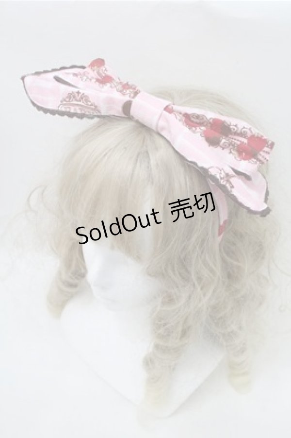 画像5: BABY,THE STARS SHINE BRIGHT / Strawberry Loves Chocolate柄エプロンフリルジャンパースカート・カチューシャセット  ピンク S-25-10-06-009-BA-OP-AS-ZS (5)