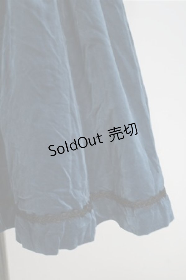 画像4: Victorian maiden / 別珍ノーブルフリルドレス  ピーコック S-25-10-06-012-CL-OP-AS-ZS (4)