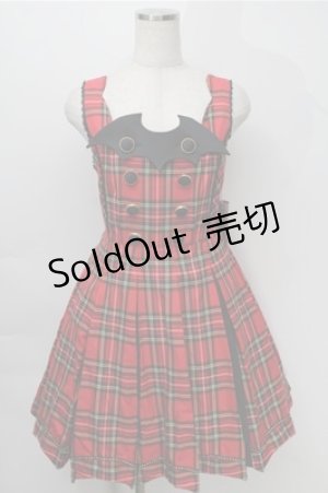 画像: Angelic Pretty / Magical Trick Schoolジャンパースカート  赤 S-25-10-06-015-AP-OP-AS-ZS