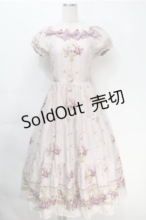 画像: Innocent World / 邸宅のすみれワンピース  ピンク S-25-10-06-020-IW-OP-AS-ZS