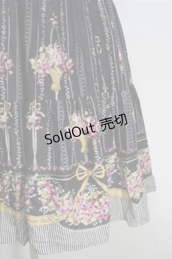 画像4: Innocent World / 邸宅のすみれワンピース  黒 S-25-10-06-021-IW-OP-AS-ZS (4)