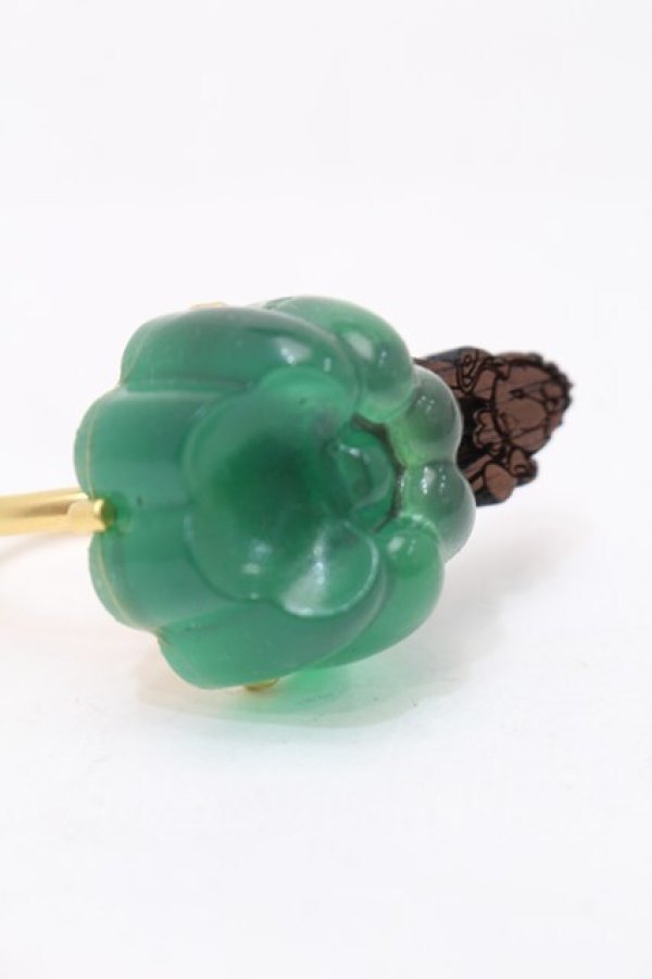 画像2: Q-pot. / コグスワースゼリーリング  グリーン S-25-10-07-039-QP-AC-HR-ZS (2)