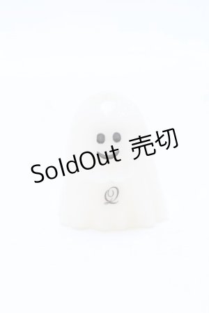 画像: Q-pot. / プチゴーストシーツネックレス  白 S-25-10-07-046-QP-AC-HR-ZS