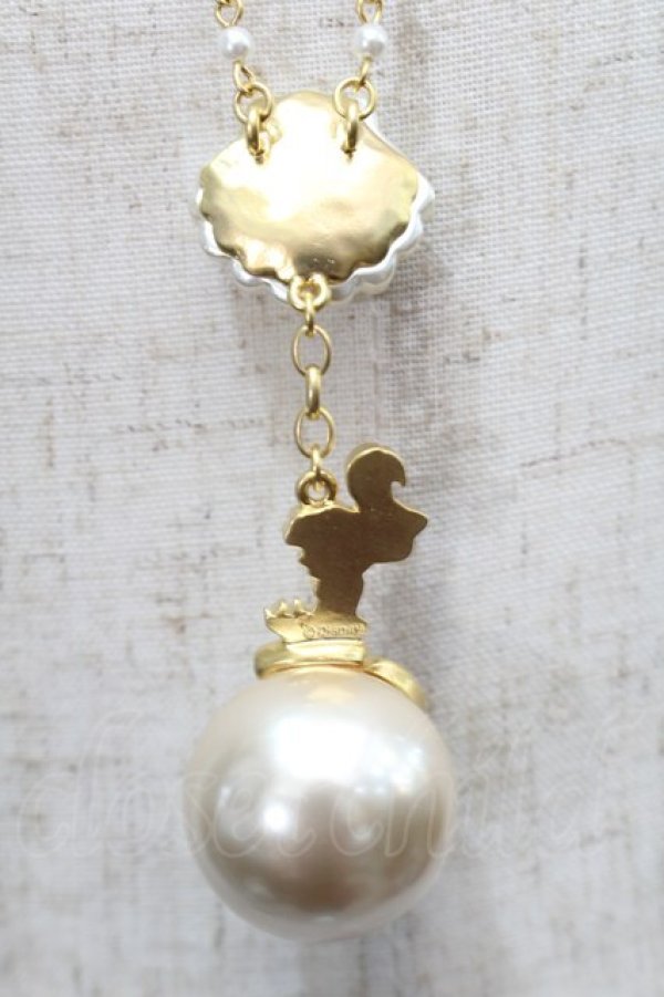 画像3: Q-pot. / /リトルマーメイド/パールネックレス  白 S-25-10-07-062-QP-OP-HR-ZS (3)