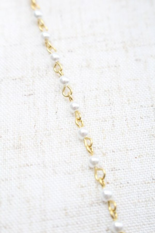 画像4: Q-pot. / /リトルマーメイド/パールネックレス  白 S-25-10-07-062-QP-OP-HR-ZS (4)