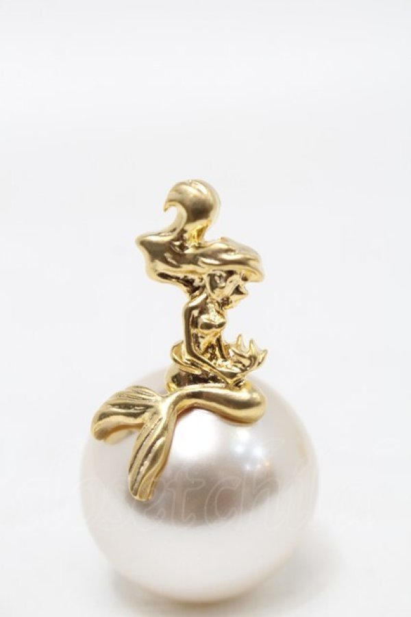 画像2: Q-pot. / リトルマーメイド/パールピアス  白 S-25-10-07-018-QP-OP-HR-ZS (2)