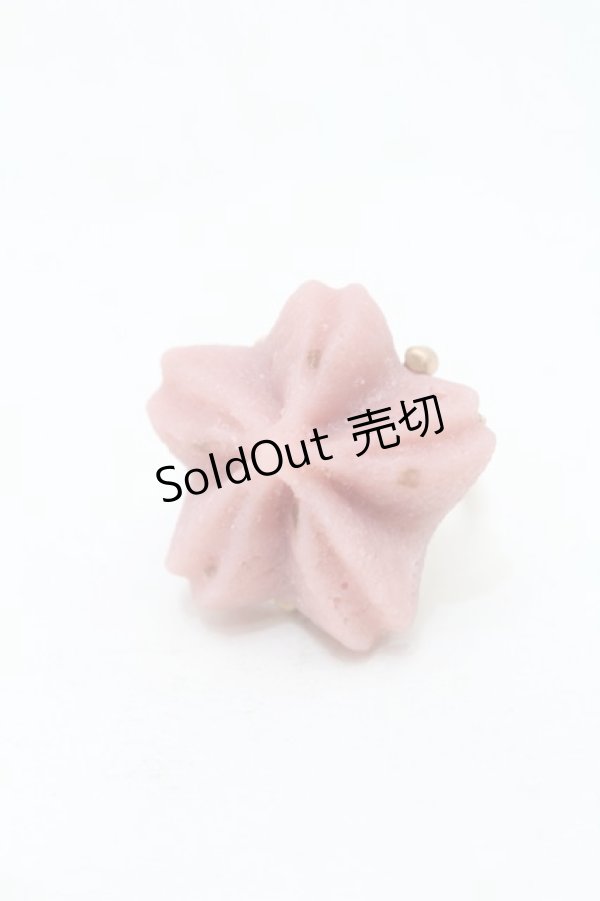 画像1: Q-pot. / 桜餡リング  ピンク S-25-10-07-028-QP-AC-HR-ZS (1)