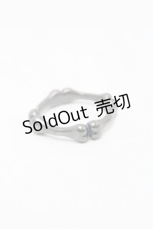 画像: Q-pot. / Bone Ring  シルバー S-25-10-07-032-QP-AC-HR-ZS