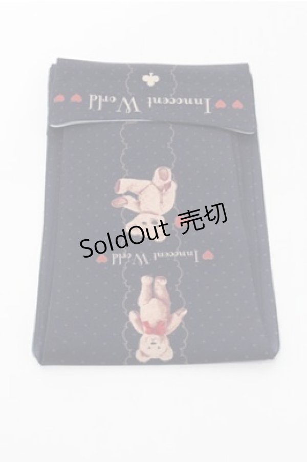 画像2: Innocent World / テディベアートランプオーバーニー  紺 S-25-10-08-013-IW-ZA-HR-ZS (2)