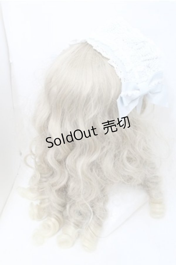 画像2: BABY,THE STARS SHINE BRIGHT / Creamy Ribbonヘッドドレス  サックス S-25-10-08-019-BA-AC-HR-ZS (2)