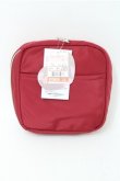 画像2: m petit by misako / AMリボンスクエアポーチ  赤 S-25-10-08-032-LO-ZA-HR-ZS (2)