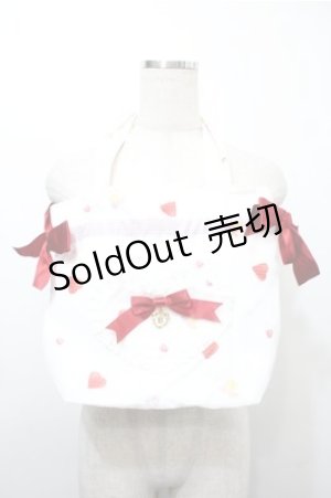 画像: BABY,THE STARS SHINE BRIGHT / Strawberry Sweetheart Cake柄レッスンBAG  白 S-25-10-08-033-BA-AC-HR-ZT335