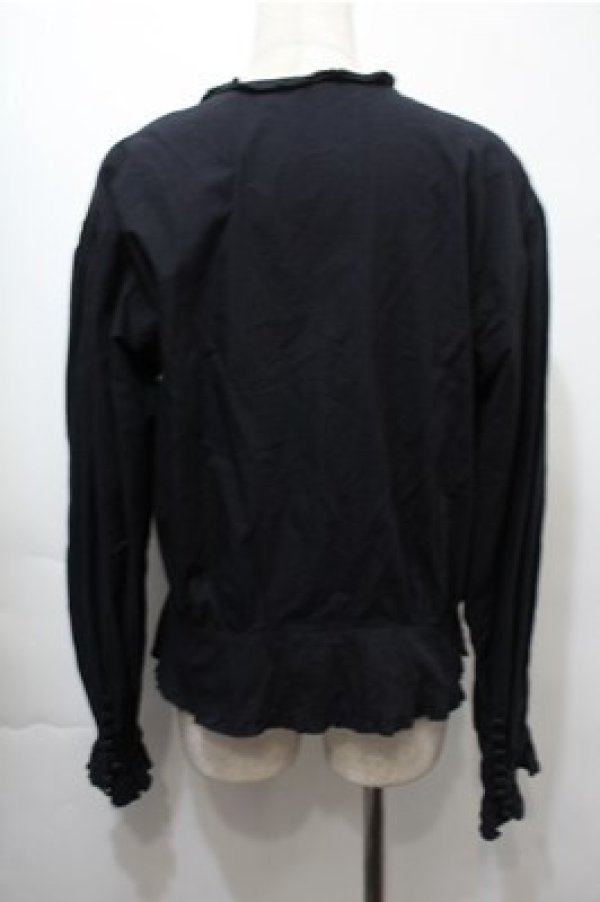 画像2: PINK HOUSE / ピンタックブラウス  黒 S-25-10-08-041-LO-TO-AS-ZS (2)