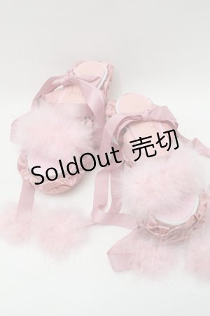 画像: Swankiss / ファーサンダル L ピンク S-25-10-09-042-CA-TO-HR-ZS