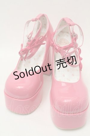 画像: LOLITA / リボンエナメルヒールパンプス 41 ピンク S-25-10-09-043-LO-SH-HR-ZS