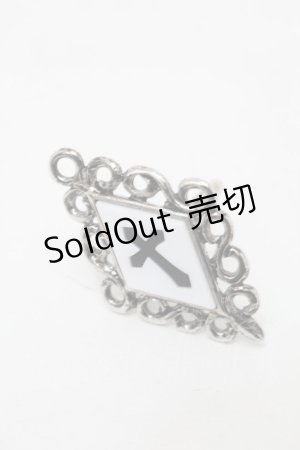 画像: Sheglit / "Crusade"クロスリング  白 S-25-10-09-006-EL-AC-HR-ZS