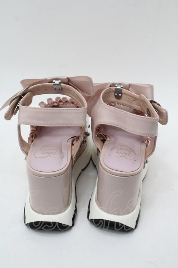 画像3: Honey Cinnamon / ハートあきスポートサンダル  ピンク S-25-10-09-045-LO-SH-HR-ZS (3)