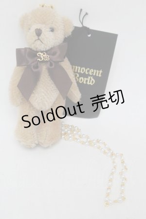 画像: Innocent World / テディ3兄弟パールネックレス  ブラウン S-25-10-09-059-IW-AC-HR-ZS
