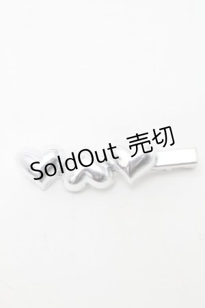 画像: Ank Rouge / ハートクリップ  シルバー S-25-10-09-003-CA-ZA-HR-ZS