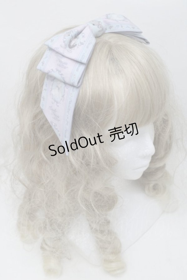 画像1: Royal Princess Alice / Fluffy Kittens・ねこ助コラボカチューシャ  ピンクｘサックス S-25-10-09-026-LO-AC-AS-ZS (1)