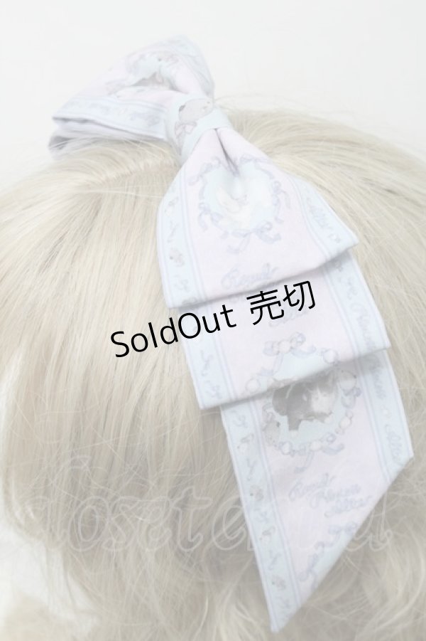 画像3: Royal Princess Alice / Fluffy Kittens・ねこ助コラボカチューシャ  ピンクｘサックス S-25-10-09-026-LO-AC-AS-ZS (3)