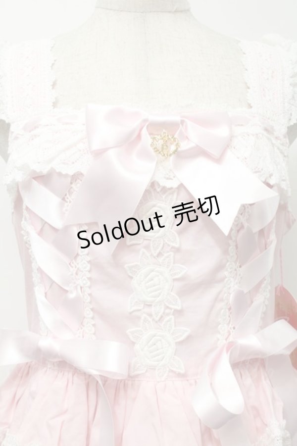 画像3: BABY,THE STARS SHINE BRIGHT / Romantic Dream Roseジャンパースカート  ピンク S-25-10-10-042-BA-OP-HR-ZS (3)