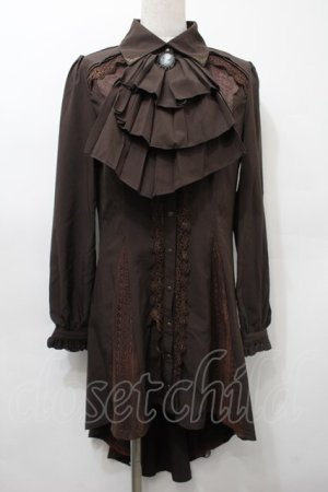 画像: Ozz oneste / シャツワンピース  ブラウン S-25-10-10-049-OO-JA-AS-ZS