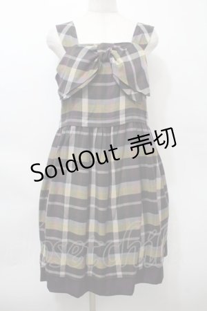 画像: Lois CRAYON / チェックワンピース  紫 S-25-10-10-050-LO-OP-AS-ZT100
