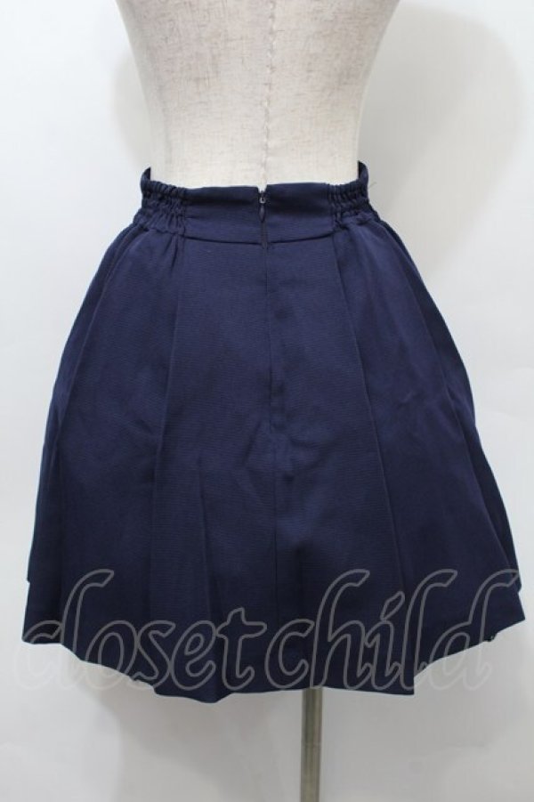 画像2: Secret Honey / サイドテープスカート  紺 S-25-10-10-057-CA-SK-AS-ZT517 (2)