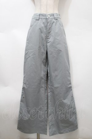 画像: NieR Clothing / ワイドパンツ  サックス S-25-10-10-058-PU-PA-AS-ZS
