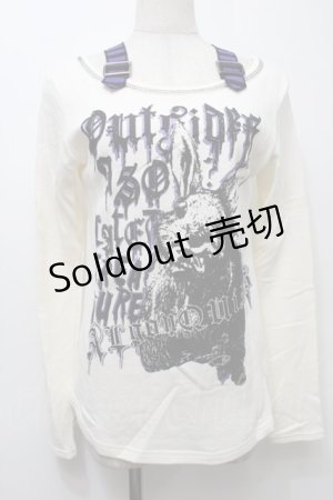 画像: ALGONQUINS / プリントカットソー  オフ S-25-10-10-022-AL-TO-AS-ZS