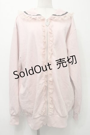 画像: Princess Melody / うさ耳セーラーパーカー  ピンク S-25-10-10-025-EL-TO-HR-ZS