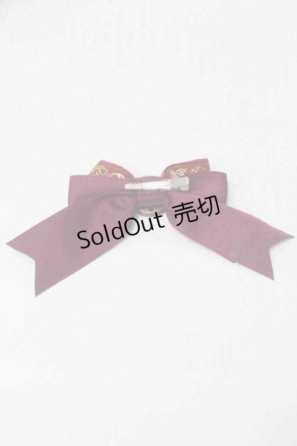 画像3: Innocent World / ゴールドリボンクリップ  エンジ S-25-10-11-004-IW-AC-HR-ZS (3)