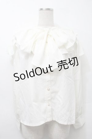 画像: axes femme POETIQUE / 2wayオフショルブラウス  キナリ S-25-10-11-050-AX-BL-HR-ZS