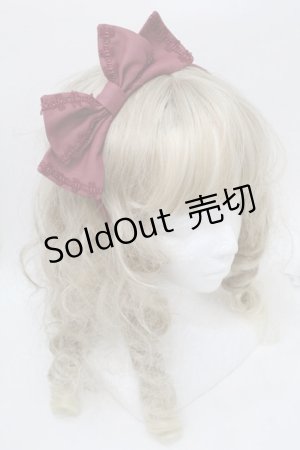 画像: Angelic Pretty / ななめシフォンカチューシャ  エンジ S-25-10-11-023-AP-AC-HR-ZS