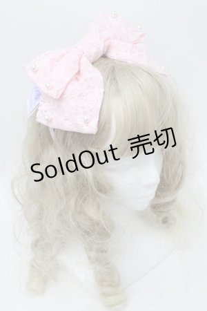 画像: Angelic Pretty / Holy Lacy Dollカチューシャ  ピンク S-25-10-11-026-AP-AC-HR-ZS