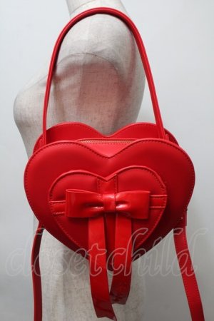 画像: Angelic Pretty / Cross Heartショルダーバッグ  赤 S-25-10-11-035-AP-BG-HR-ZS