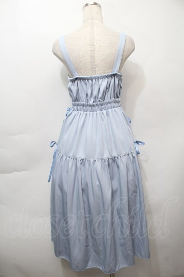 画像2: axes femme POETIQUE / フェイバリットカラーワンピース  サックス S-25-10-12-040-AX-OP-HR-ZS (2)