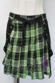 画像1: ACDC RAG / パステルグルーミーメッシュスカート  グリーン S-25-10-12-053-PU-SK-AS-ZS (1)