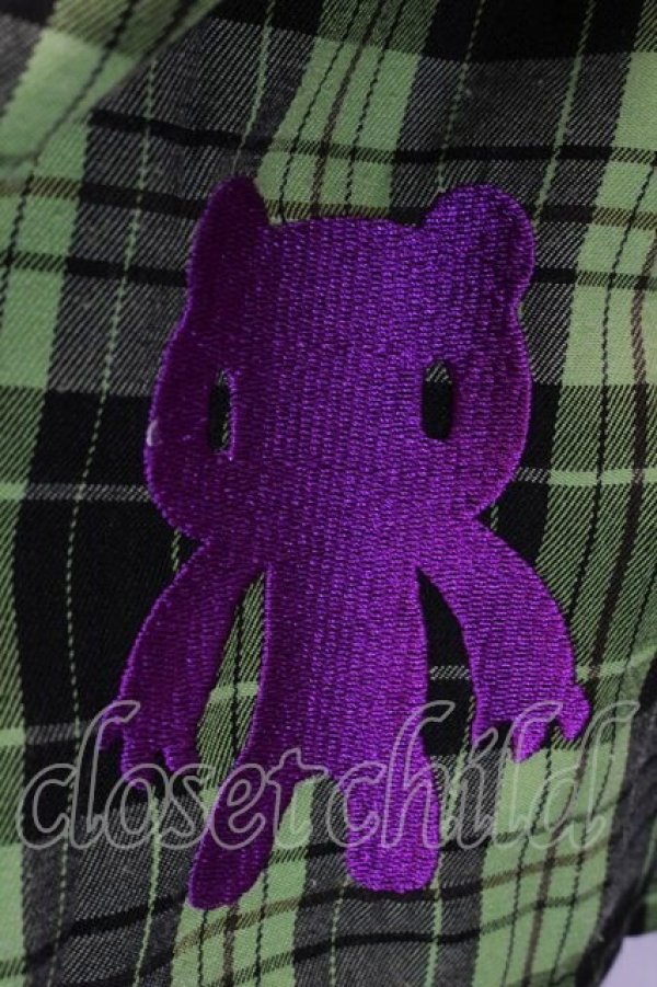 画像2: ACDC RAG / パステルグルーミーメッシュスカート  グリーン S-25-10-12-053-PU-SK-AS-ZS (2)