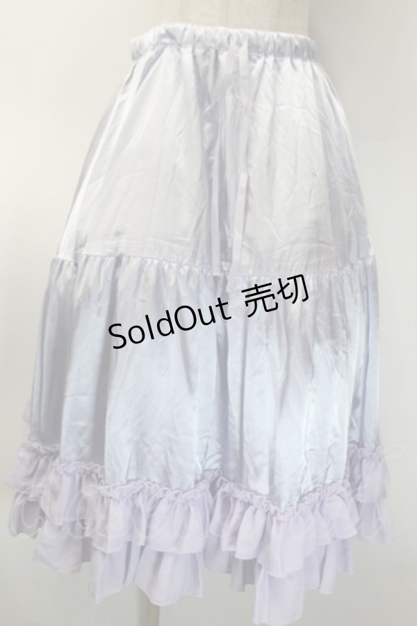 画像1: axes femme kawaii / ミディフリルペチスカート  ラベンダー S-25-10-12-056-AX-SK-HR-ZS (1)