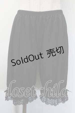 画像: LOLITA / ドロワーズ  黒 S-25-10-12-065-LO-PA-AS-ZS