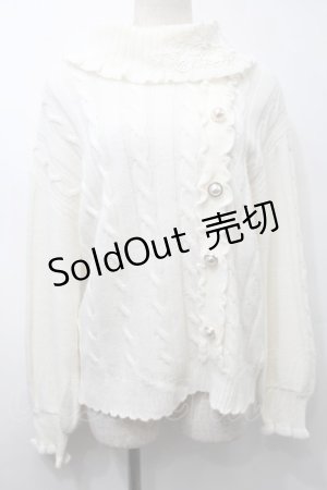 画像: axes femme / 連ボタンオフタートルニット  キナリ S-25-10-12-013-AX-TO-HR-ZS